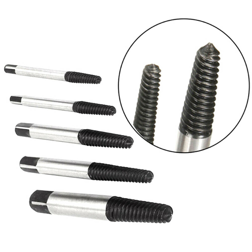 5Pcs/set damaged screw extractor easy out set bolt stud remover tools TS~tDD