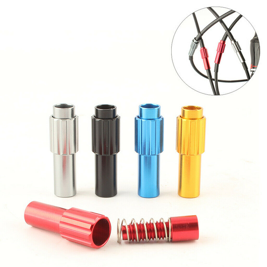 Bike Bicycle Cable Adjuster Derailleur Shift Brake Adjust Screw Bolt Red