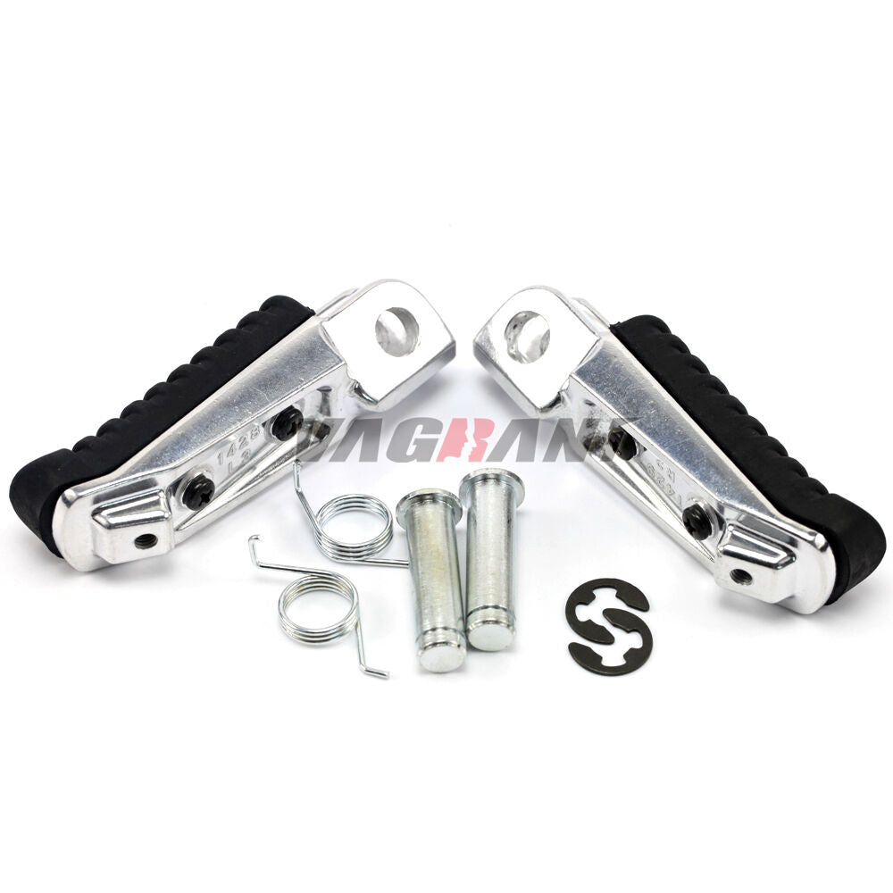 Rider Front Foot Pegs Adapters For KAWASAKI ZR-7/ZX-6R/ZX-9R/ZX-12R/ZRX 1200R