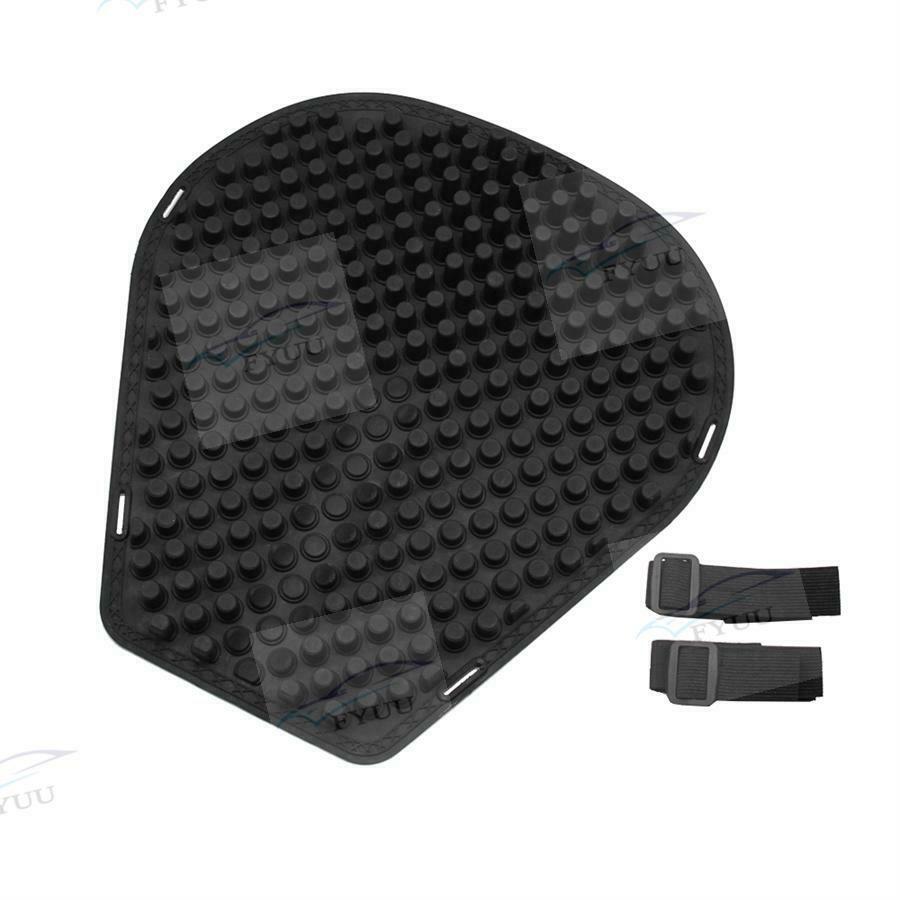 1 x Silicone cushion Motorcycle Seat Cushion Pressure Relief Ride Seat Pad Black