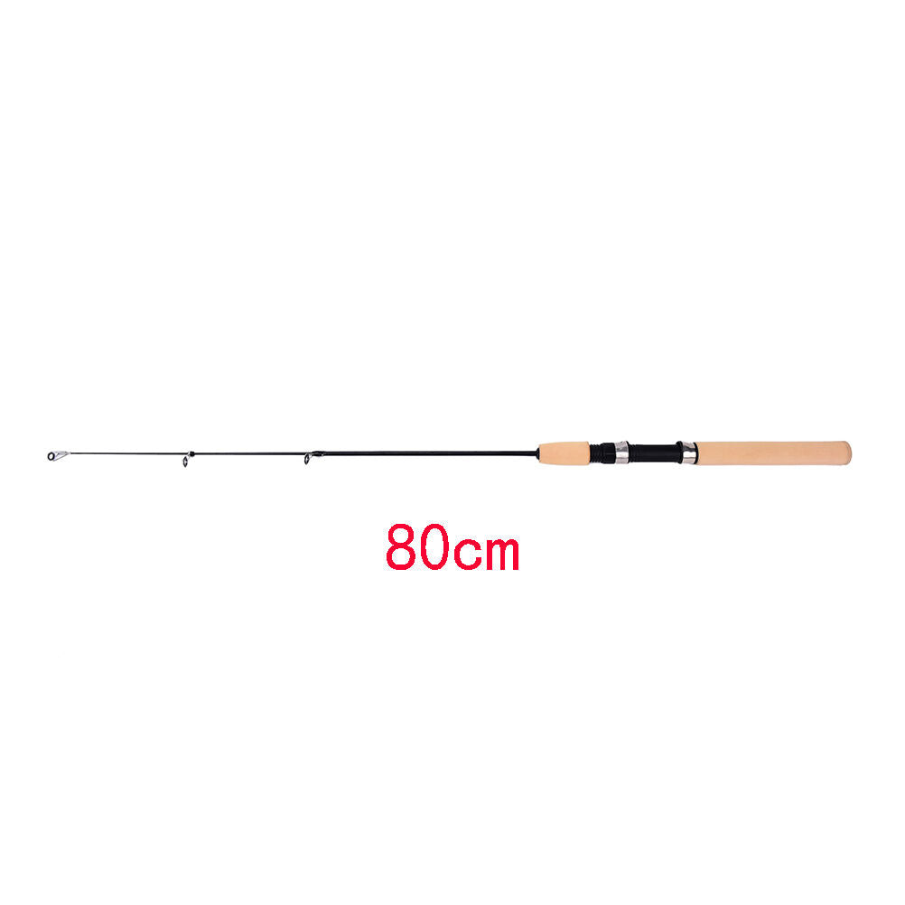 Portable 80CM Shrimp Winter Ice Fishing Rod Fish Tackle Pole Rods Telesco.l8