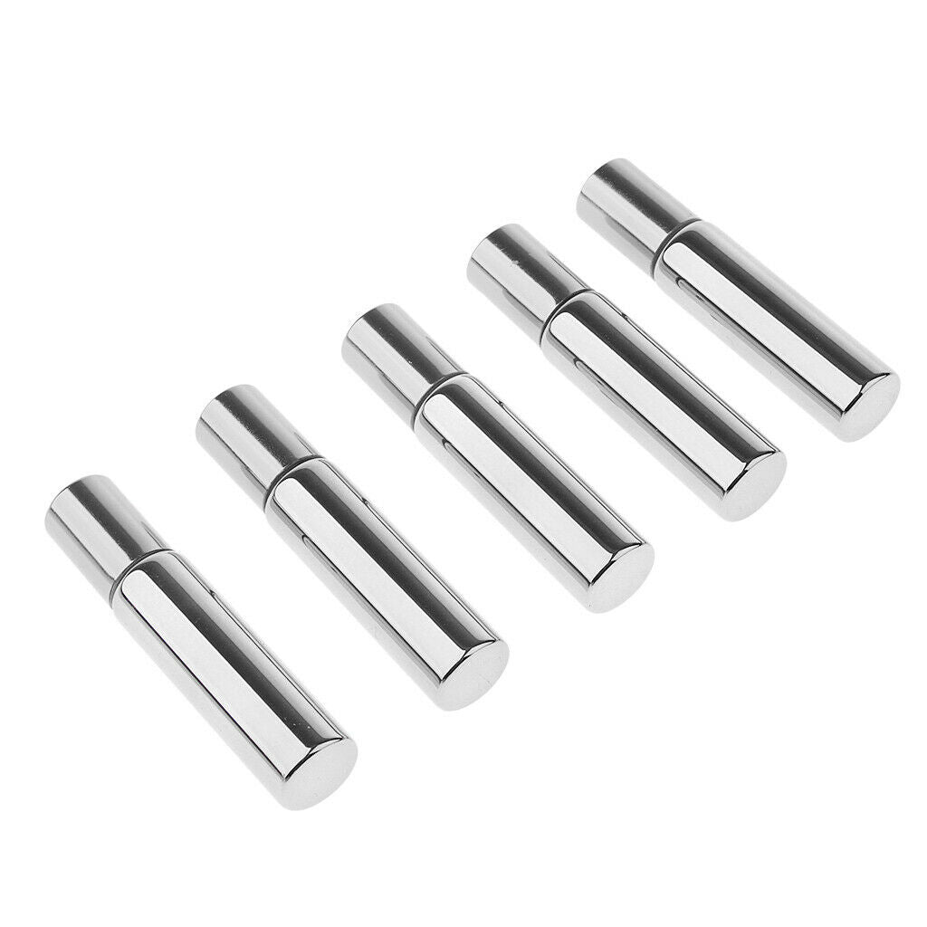 10x 10mL Empty Roller Bottle w/ Steel Ball for Essential Perfume Scents Oils