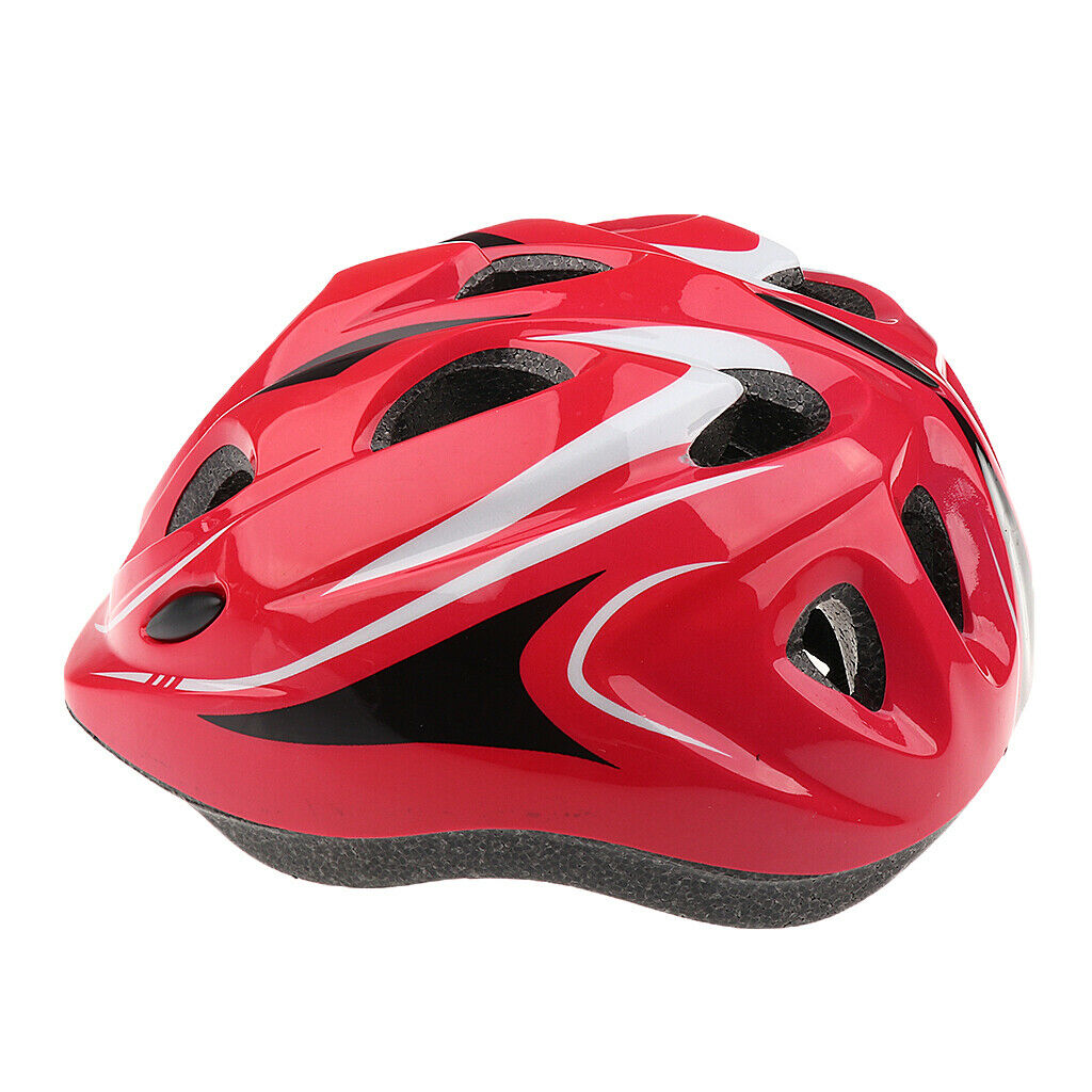 7 Pieces Kid Child Roller Skating Bike Helmet Knee Wrist Guard Elbow Pad Set Red