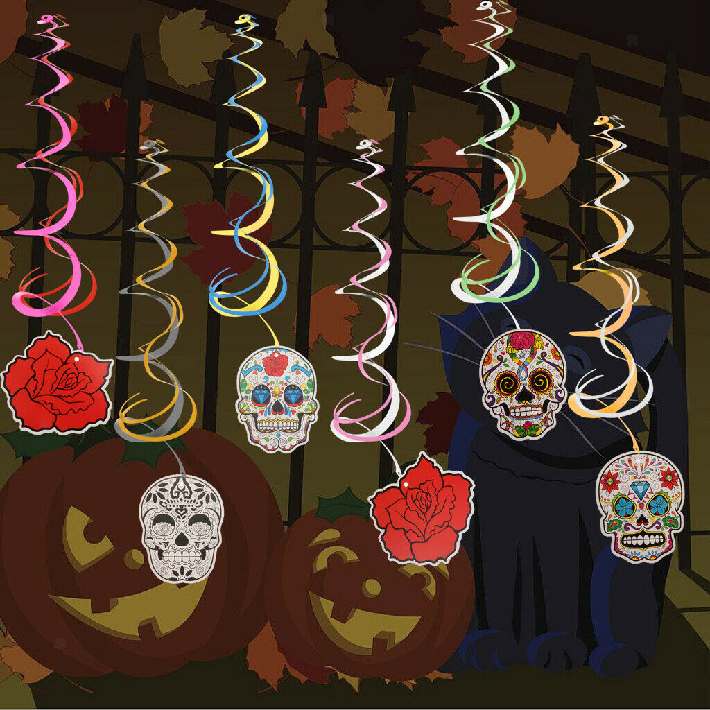 Halloween Hanging Swirl Decorations Kit Indoor For Party Supplies And Room