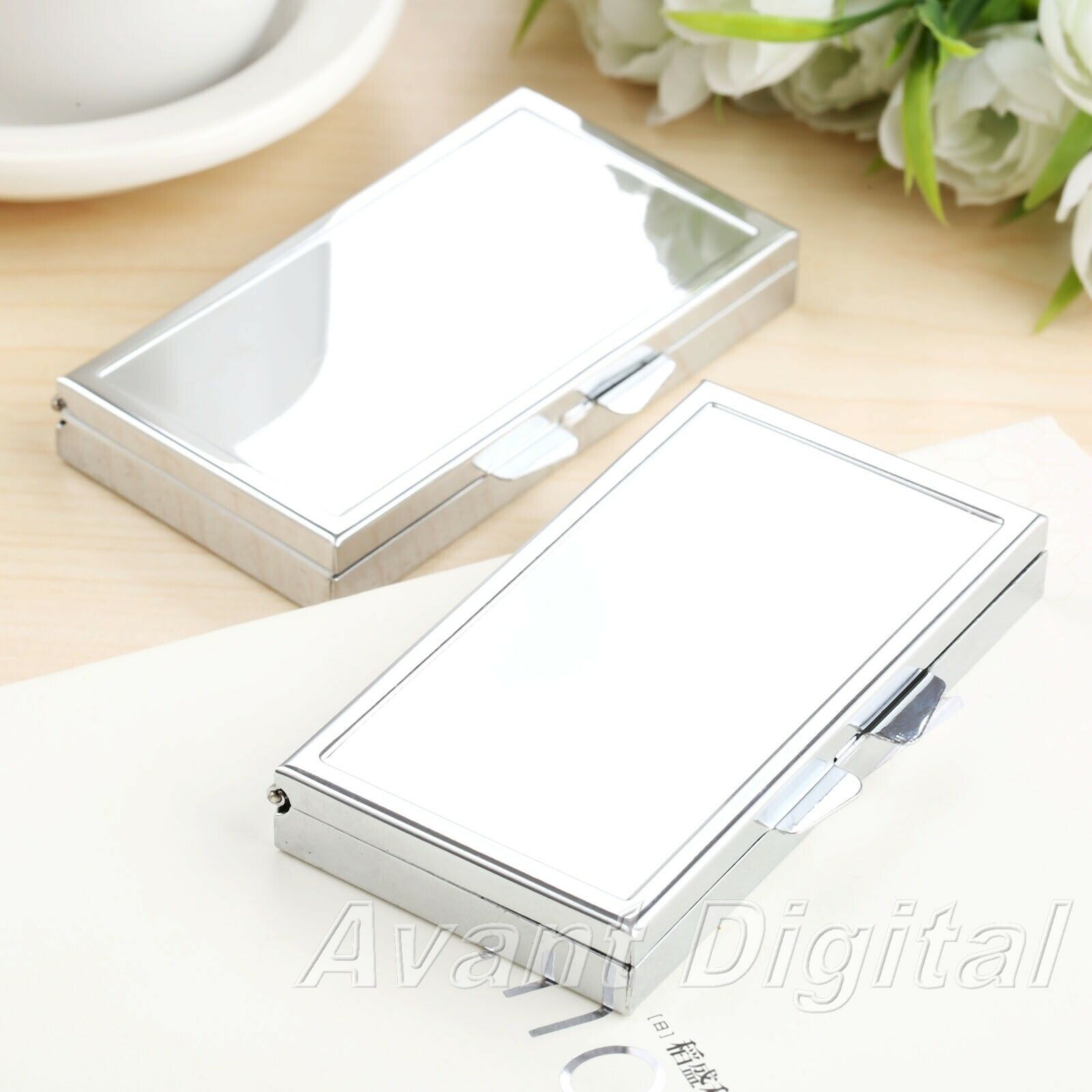 Portable Rectangle Pill Box Medicine Organizer Container Case 3 Slots Travel