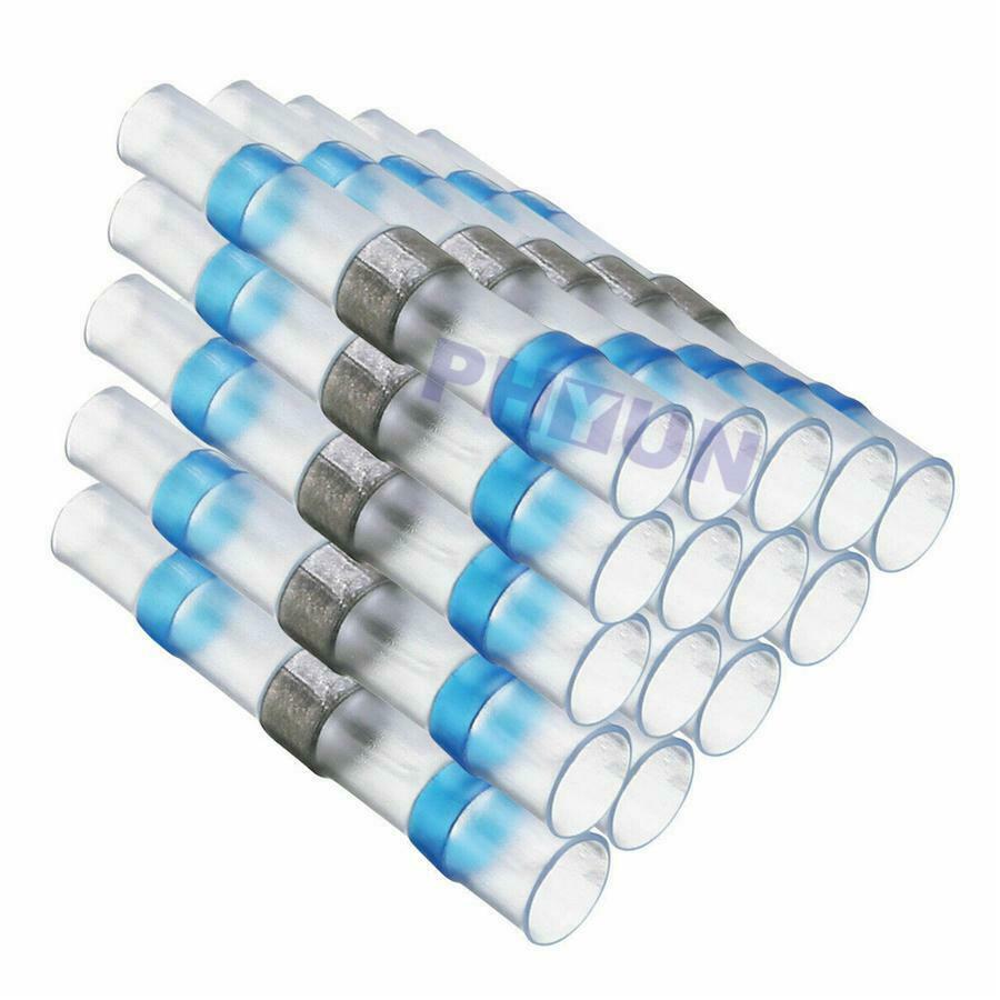 300 Pcs Waterproof Solder Seal Heat Shrink Terminal Connector Shrink Ratio 2:1