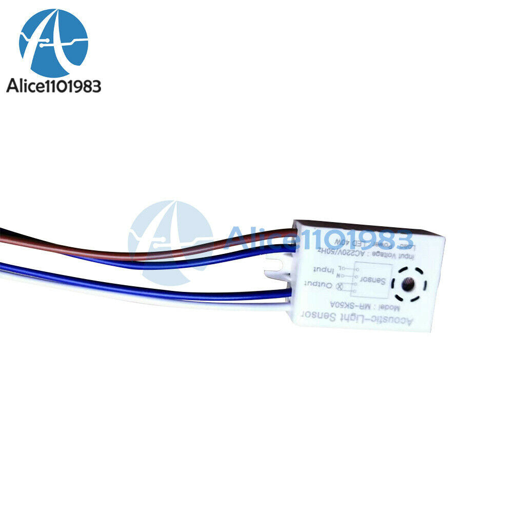 1x Smart Home Voice Control Light Sensor Switch Sound&Light Controlled Wall M3J2