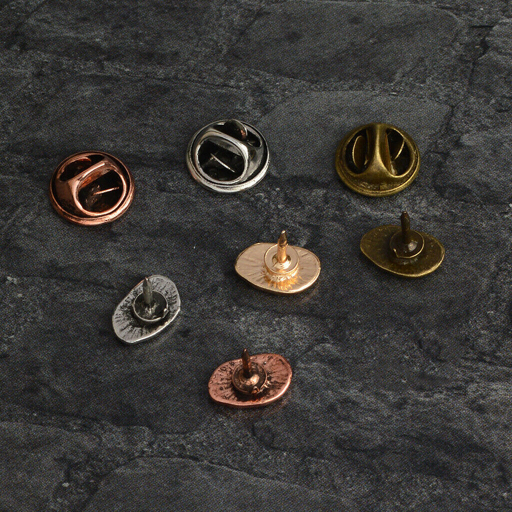 4 pcs Coffee Beans Shaped Pins Brooch Collar Lapel Pin
