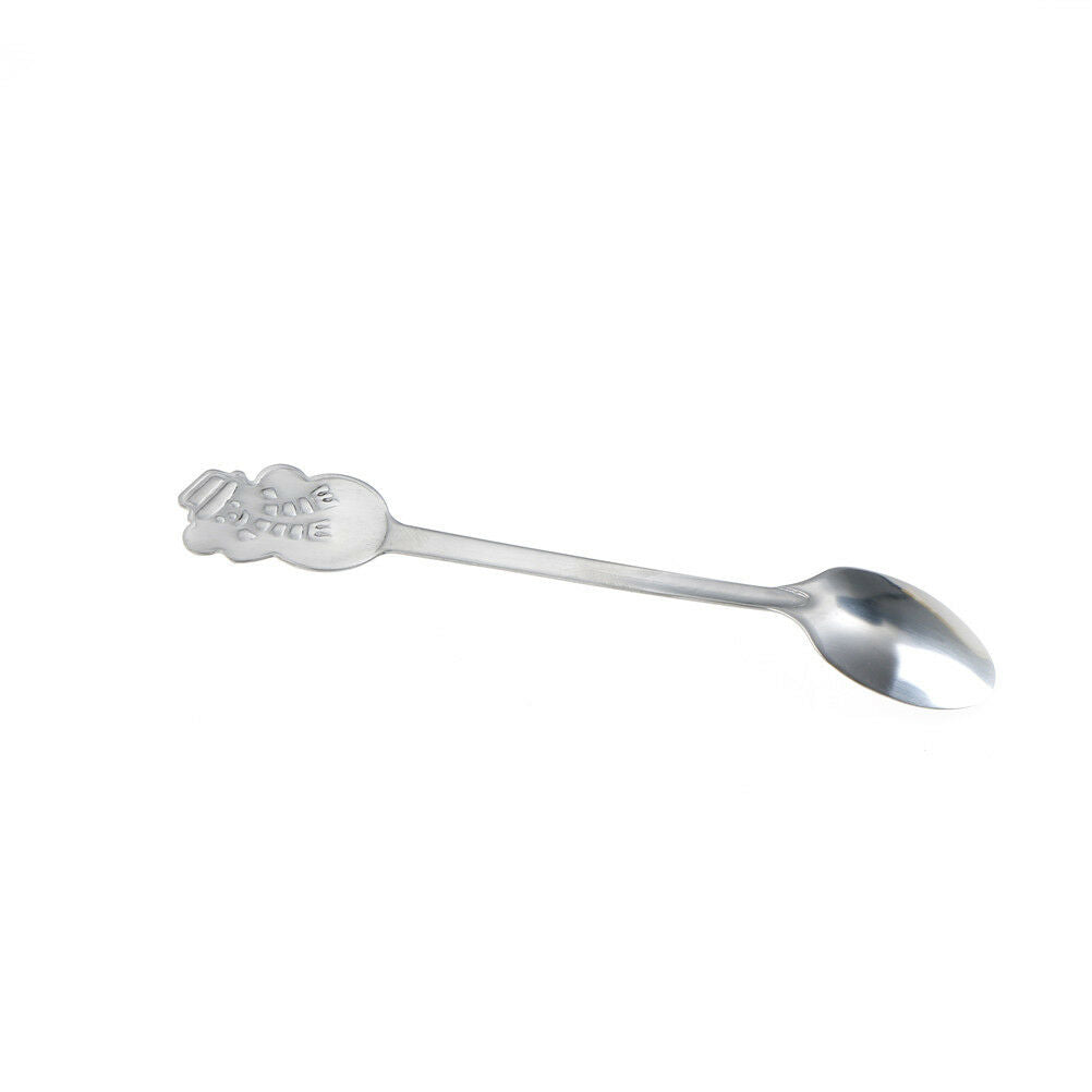 4pcs Christmas Stainless Steel Coffee Spoons Tea Spoons Dessert Snack Teas.l8