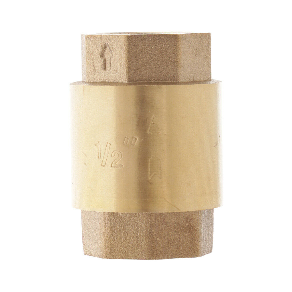 DN15 1/2 inch brass check valve suction valve for water and gas