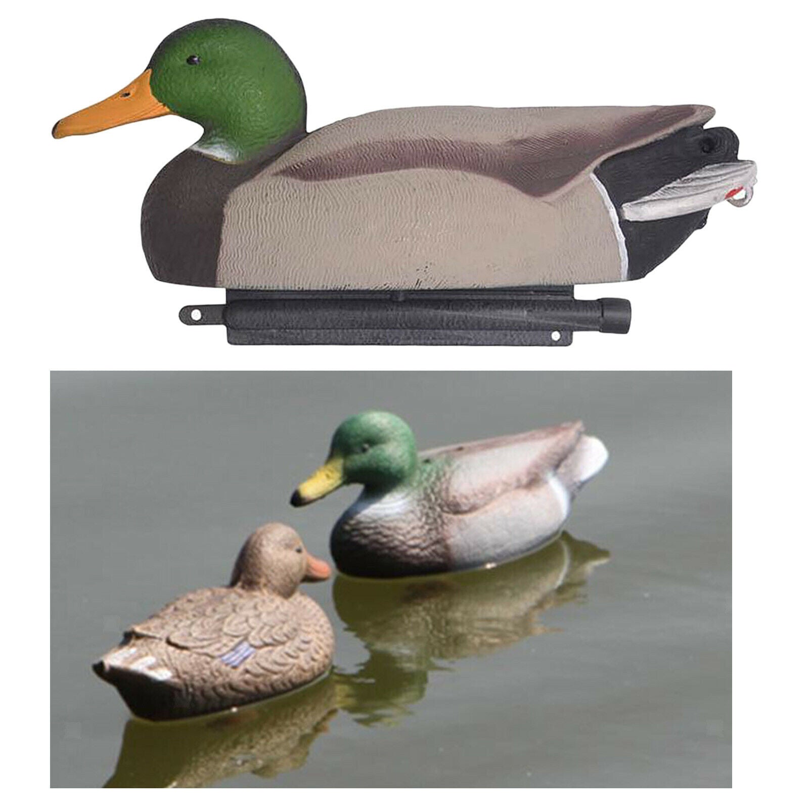 Hunting Floating Drake Duck Decoy Hunting Shooting Mallard Decoy Wind Motion