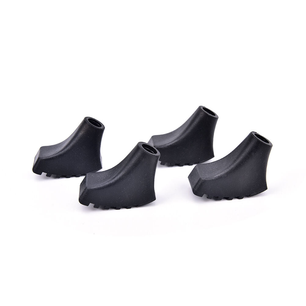 4X Anti-slip rubber paw feet tips hammers hiking stick walking trekking cap Fx