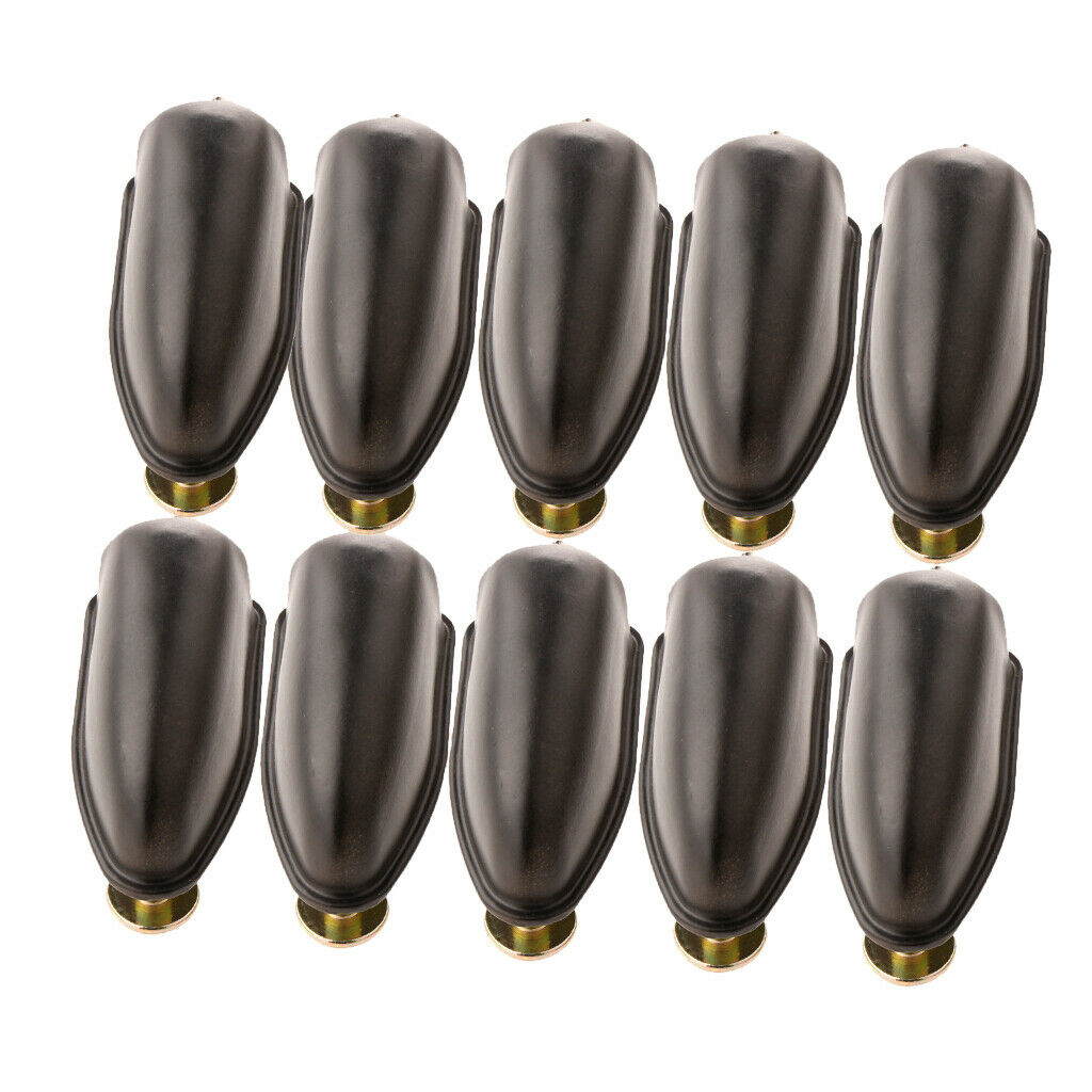 10Pcs Convenient Metal Drum Set Tom Snare  Black Bass Drum Claw Hooks