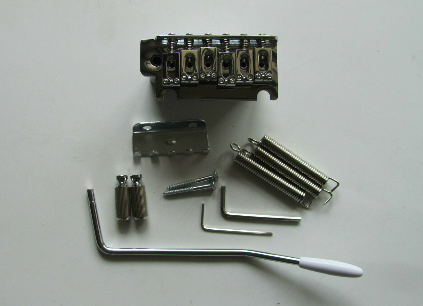 Chrome 2 Point ST/Strat Style Guitar Tremolo Bridge Locking System