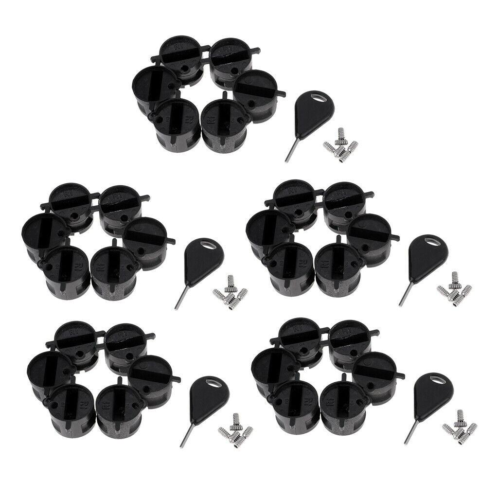 30 Pieces Surf Surf Leta Hex Key & Legrope Deck Strap Screw & Clamp Screw &