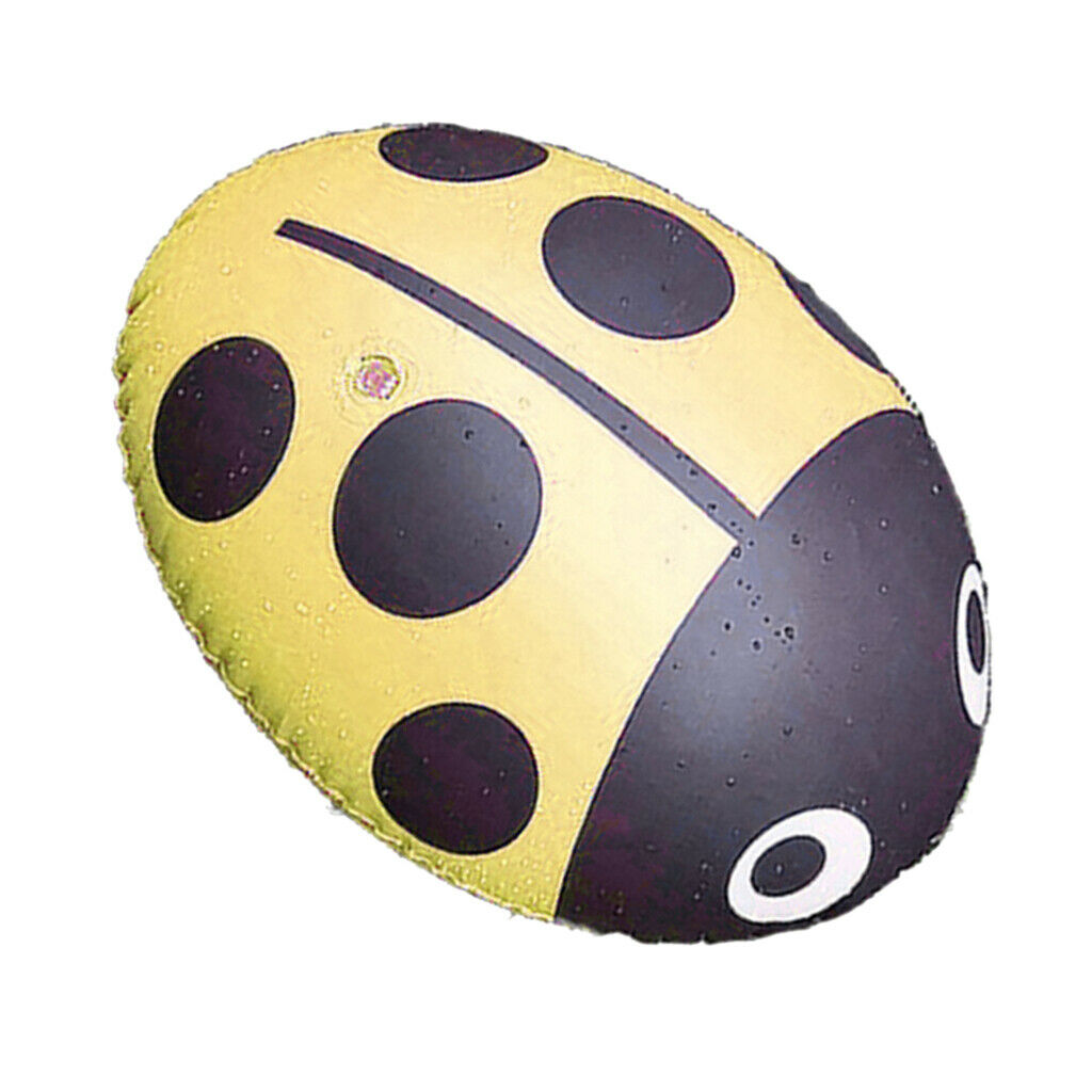Inflatable Swimming Air Bag Float Buoy Gasbag Ladybug Flotation Ball Yellow