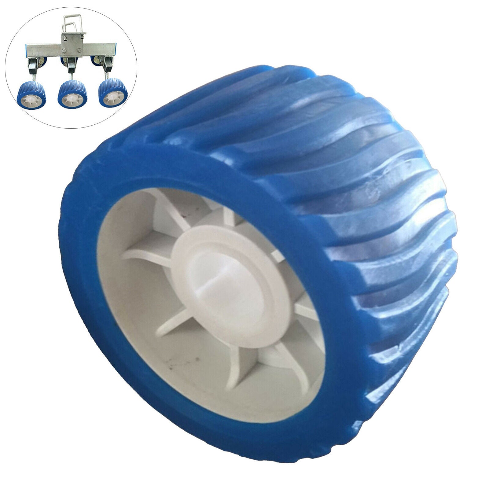 Heavy-Duty Trailer Roller Boat Ribbed