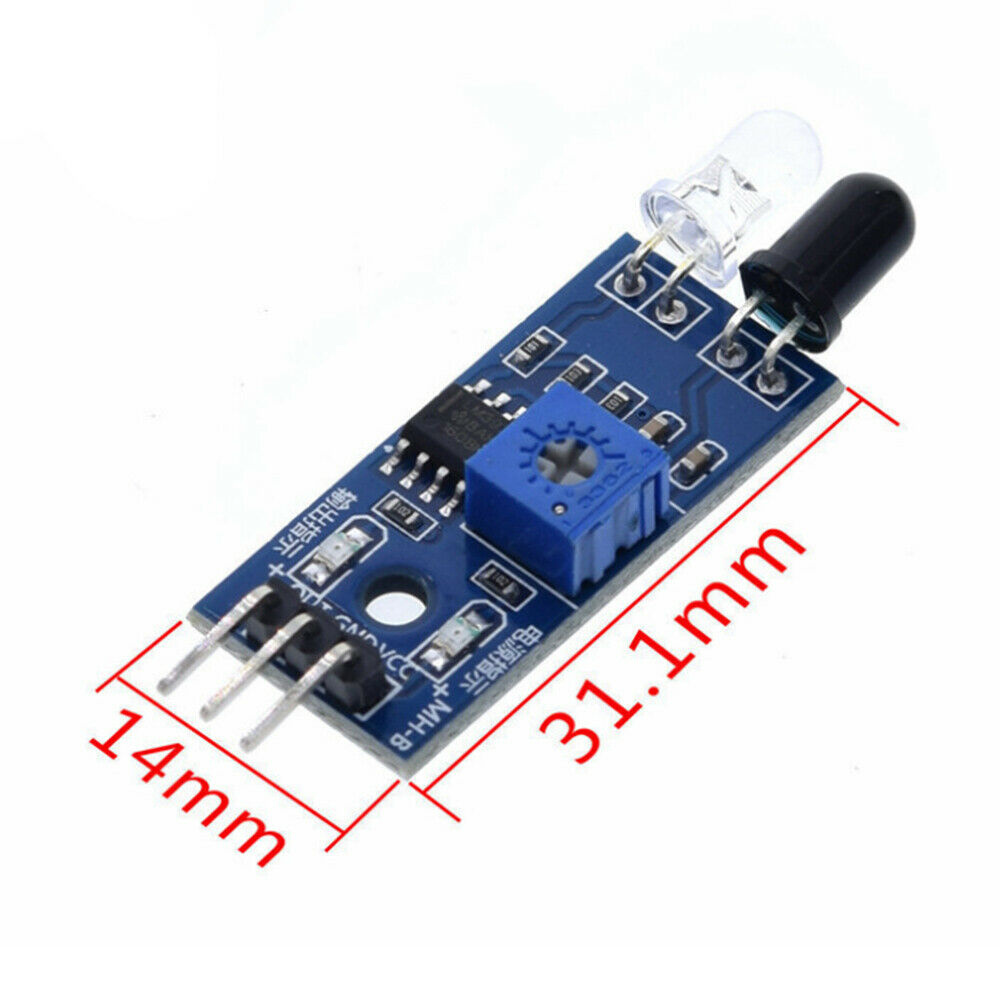 10PCS Smart Car Robot Photoelectric Infrared Obstacle Avoidance Sensor Module
