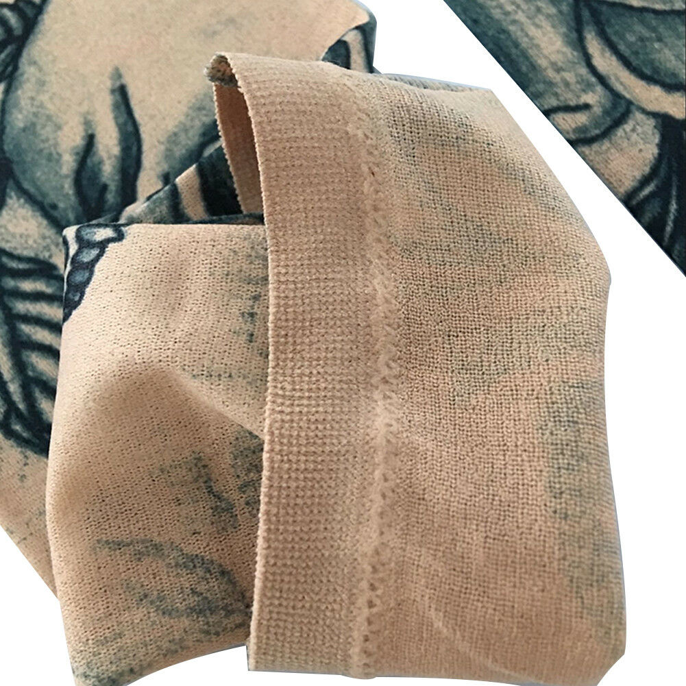 10 Styles Mix Nylon Stretchy Temporary Tattoo Sleeves Fashion Arm Stockings New