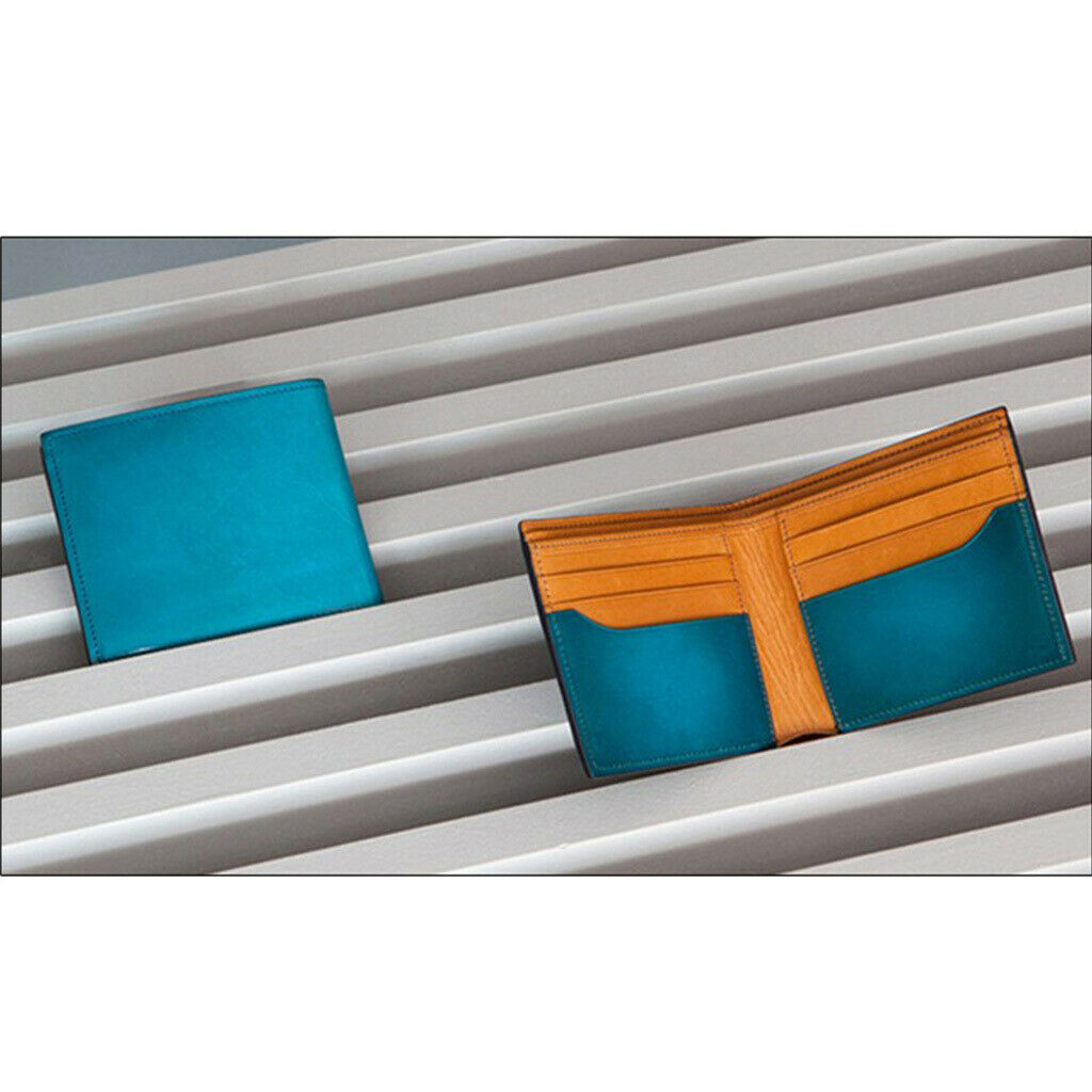 7pcs Short Wallet Acrylic Leathercraft Template Pattern for DIY Purse Making