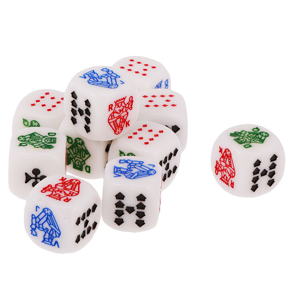 40 X 16 Mm Dice Board Game Supplies Party Favors