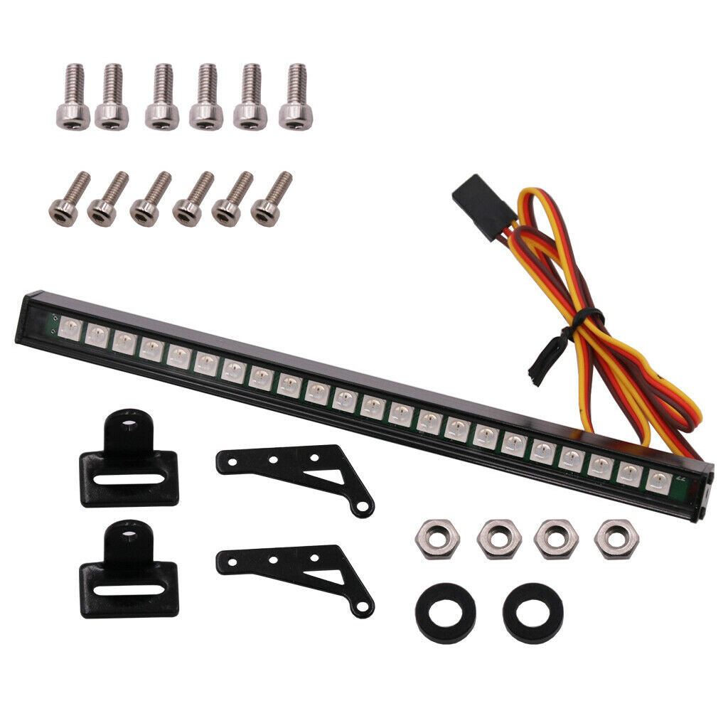 22LED 153MM 1/10 RC Crawler Led Dome Light Bar for TRX4 SCX10 90046 90047