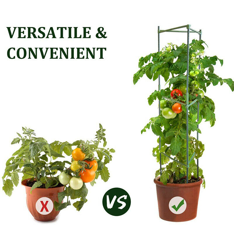 12x Stake Arms for Tomato Cage Vegetable Trellis for Vertical Climbing Plant HN