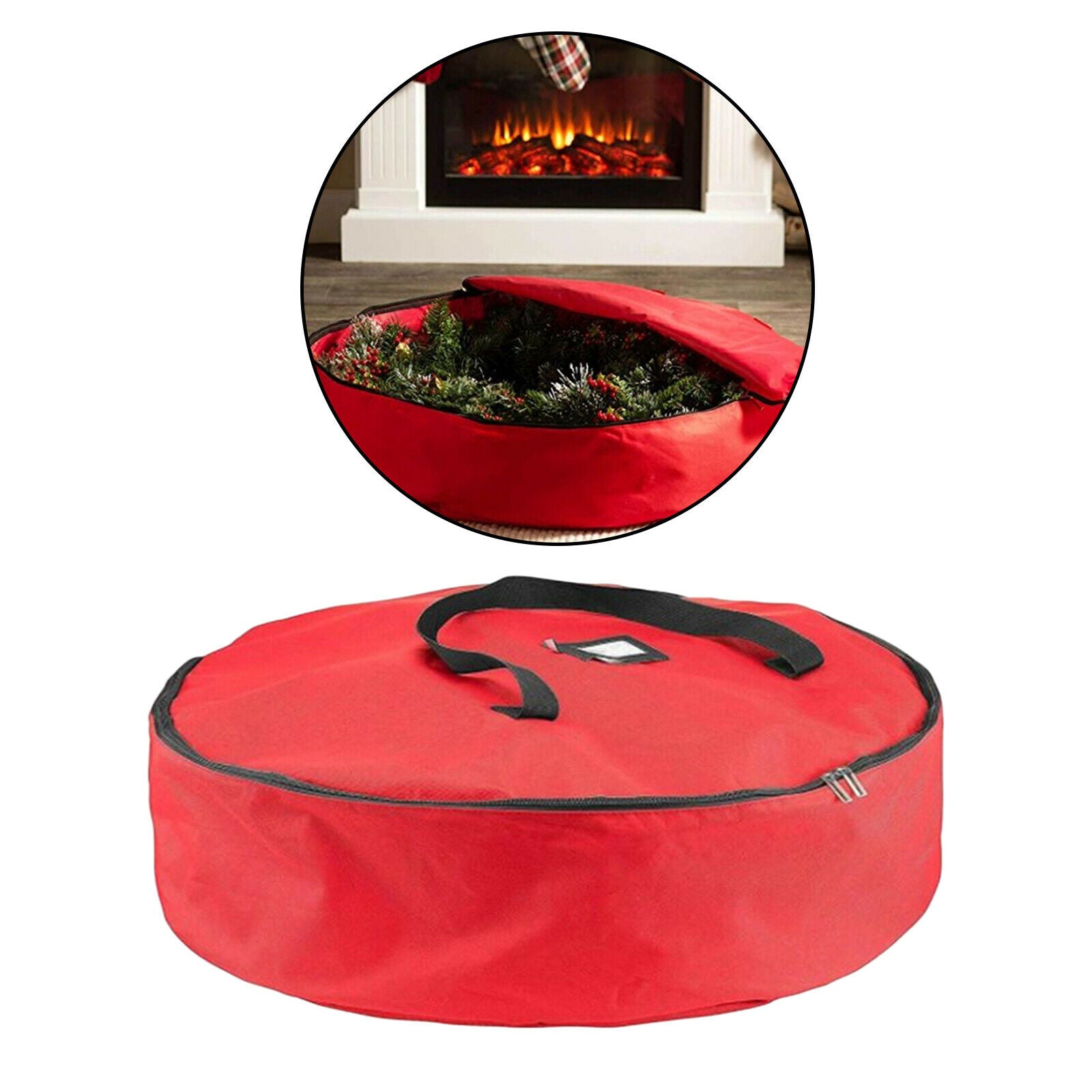 Waterproof Christmas Xmas Tree Storage Bag Extra Large Cushion Bag Red