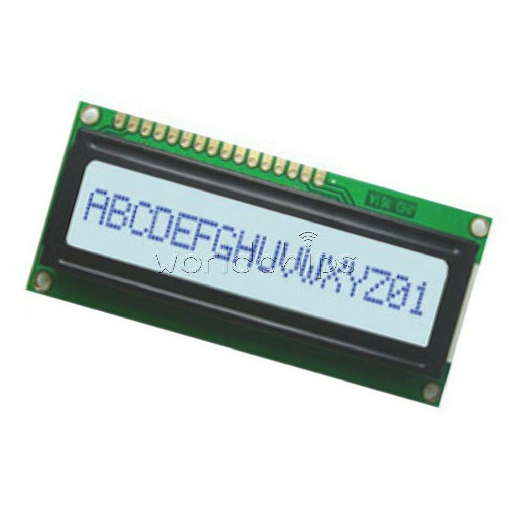 White Backlight 16X1 1601 Character LCD Display Module LCM STN SPLC780D / KS0066