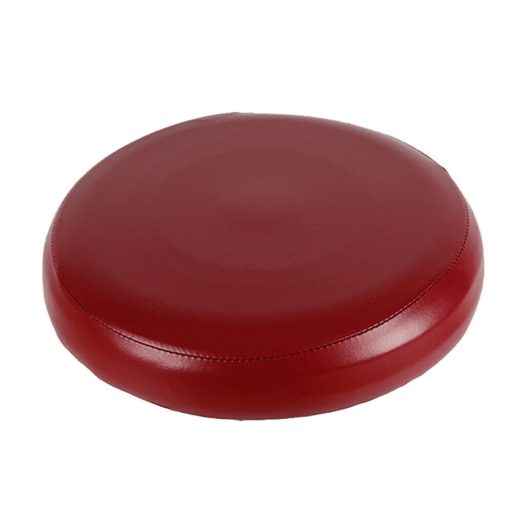 4pcs Home Bar Stool Covers PU Leather Round Chair Seat Cushions Sleeves for