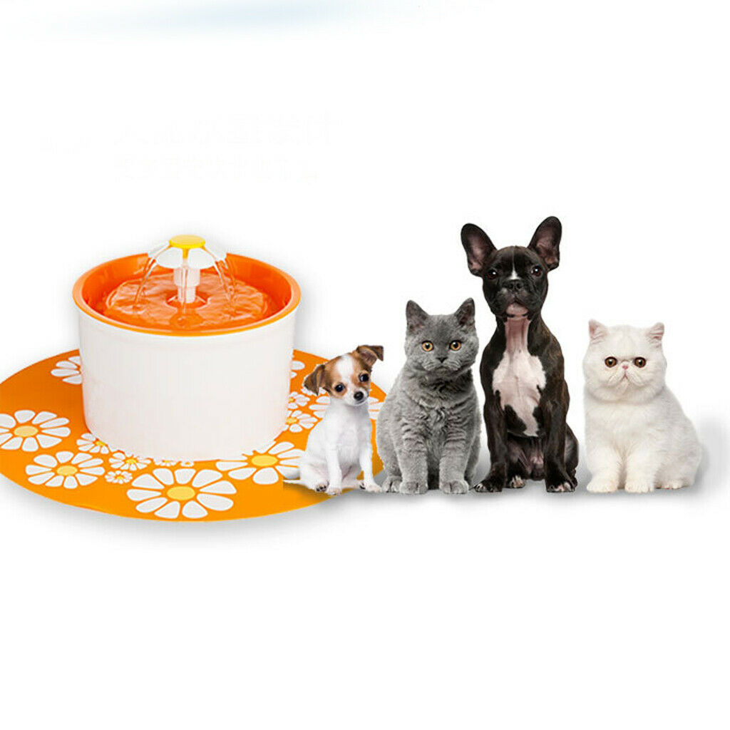 2 Pcs Automatic Flower Water  Mat Pet Waterer Silicone Pad Placemat