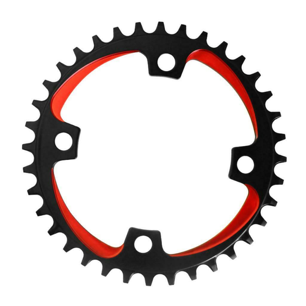 Sprockets Single Speed Bike Round Alloy Ring Derailleur Black+Red 32T