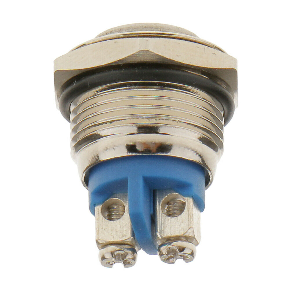 12V 16mm Car SPST Momentary Push Button Switch
