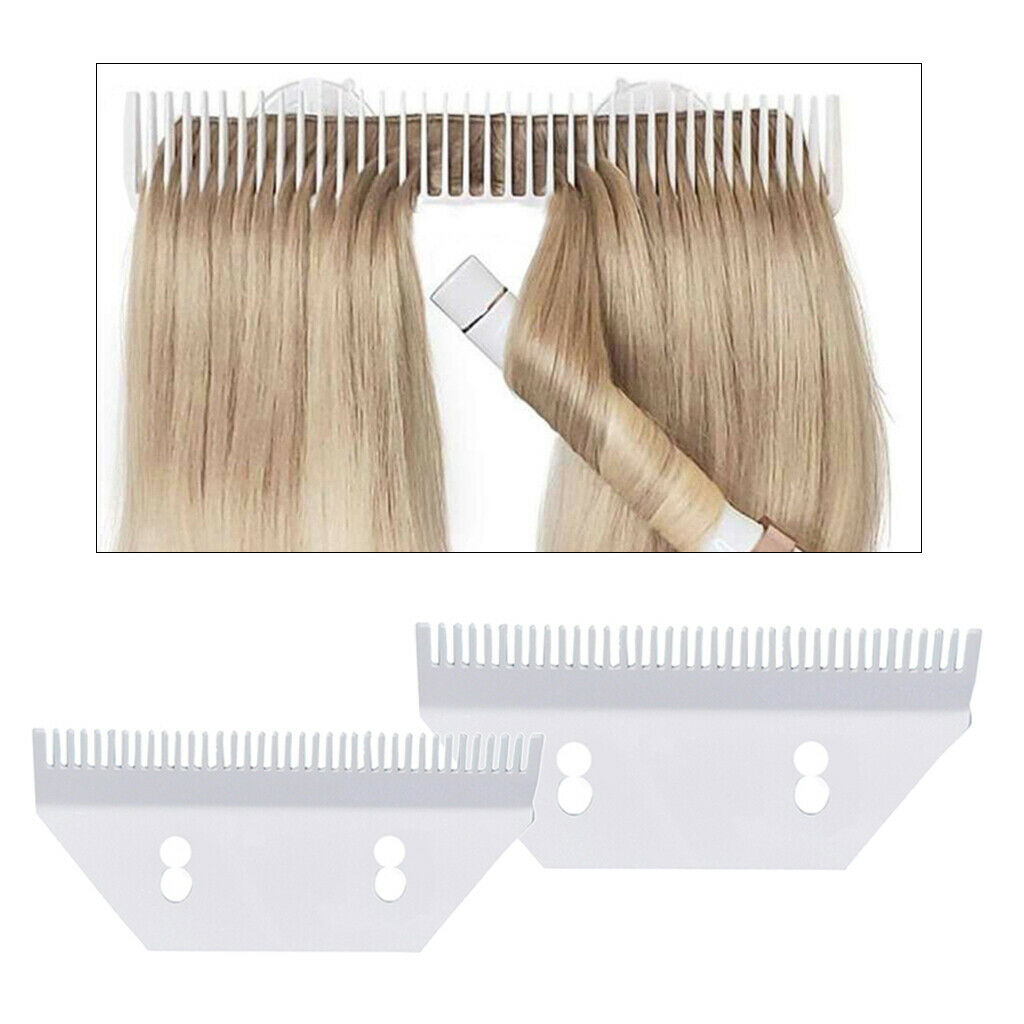 2pcs Salon Acrylic Hair Extensions Display Storage Holder Organizer Rack