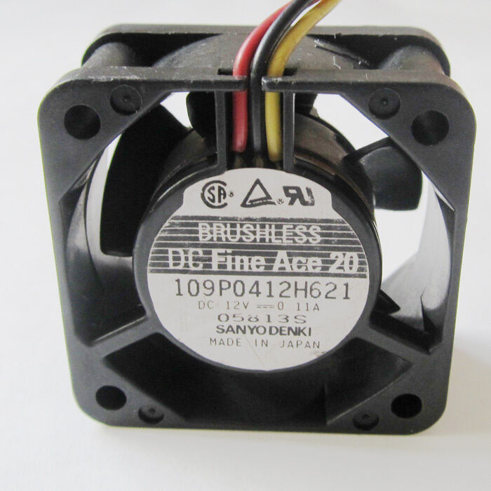 1pc SANYO 40mm 4020 DC Fine Ace Fan 40x40x20mm 12V 0.11A 3pin