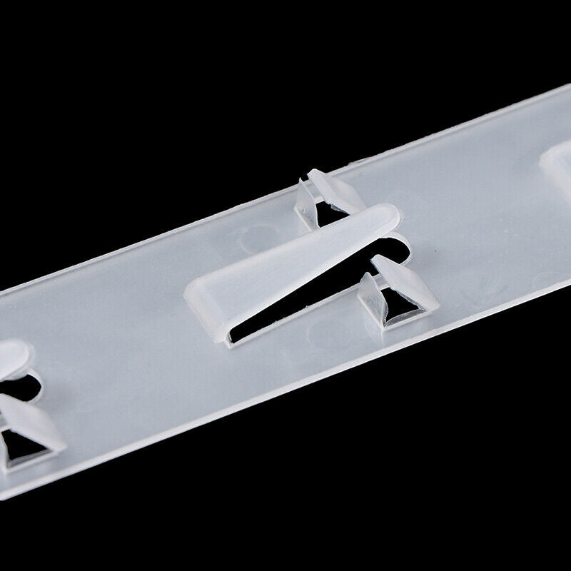 Supermarket hanging strip 12 hanging plastic food transparent hook environmen WF