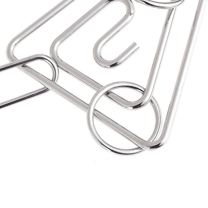 Classic Challenging Metal Wire Puzzle Brain Teaser Game for Adults Kids T sISJC