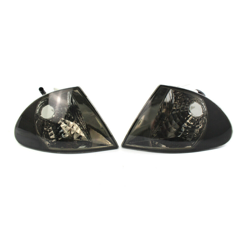 Pair Euro Crystal Corner Lights Signal Lamp For BMW 3 Series E46 Sedan 99-01 00