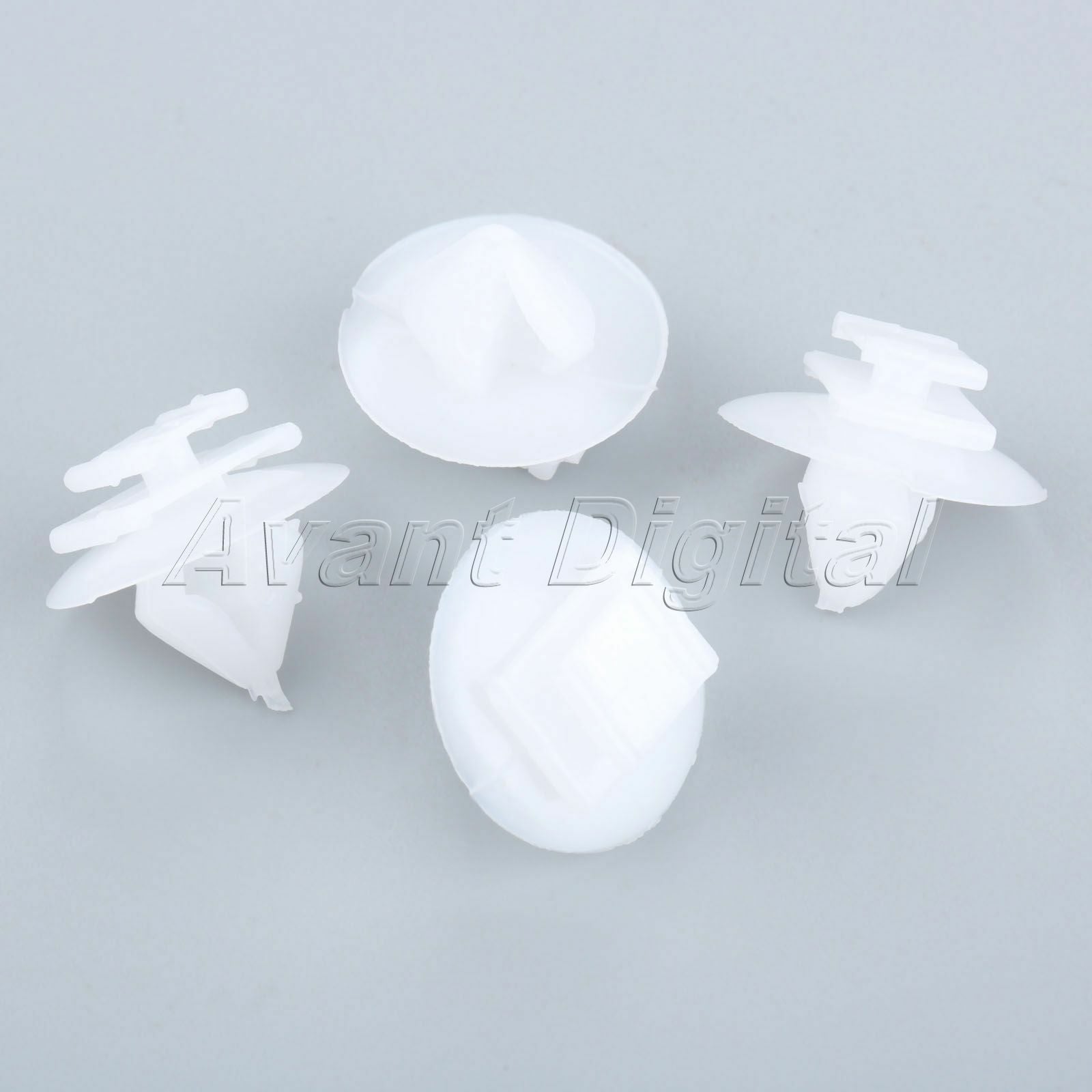 50PC Car Door Exterior Trim Moulding Clips Fasteners D150 For Peugeot Citroen