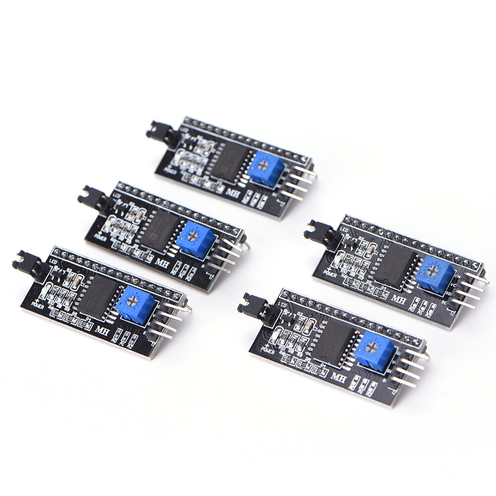 5pcs IIC I2C Serial Interface Board Arduino Module LCD1602 Address Changeable SJ