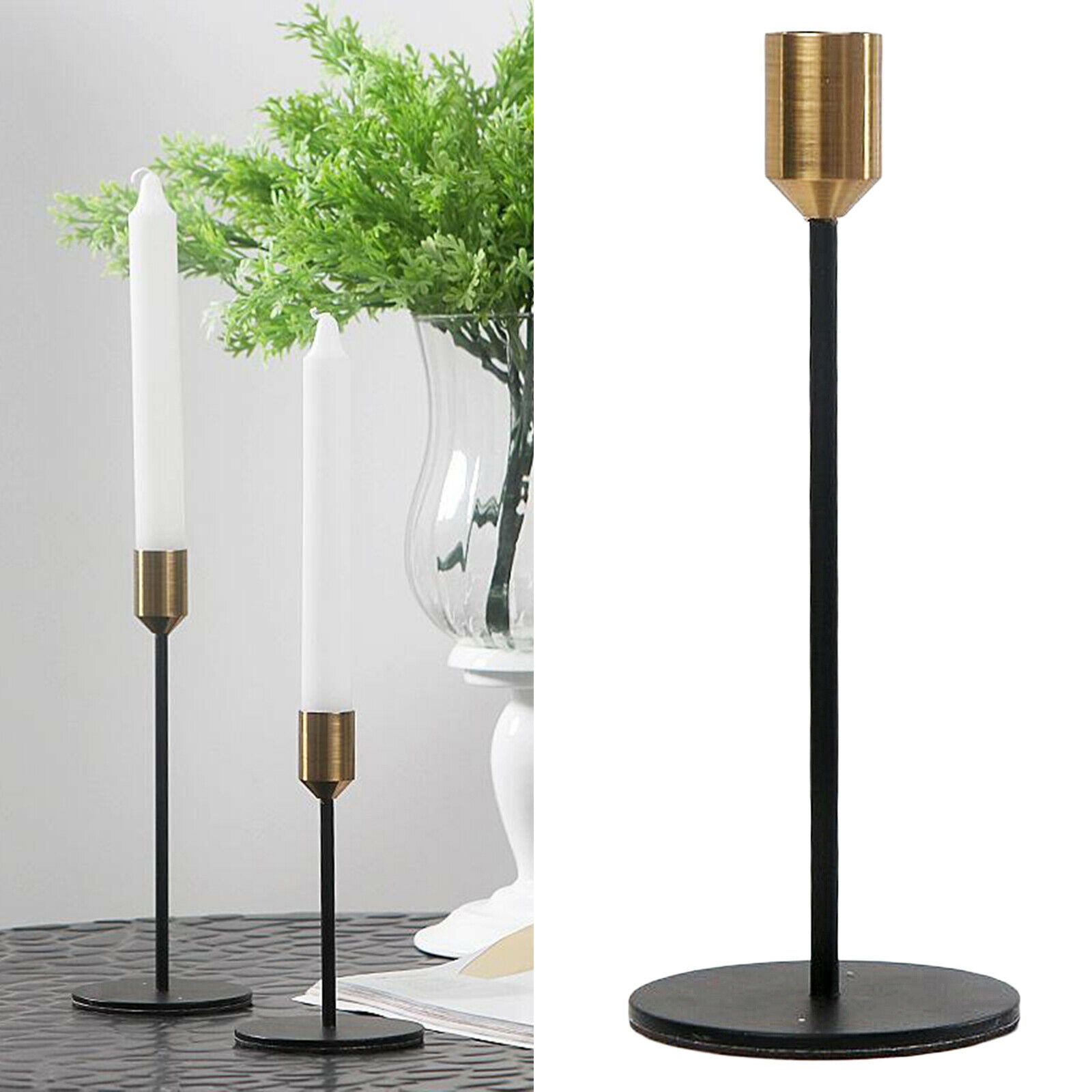 Taper Candle Holder Candlestick Table Centerpiece Birthday Ornaments L