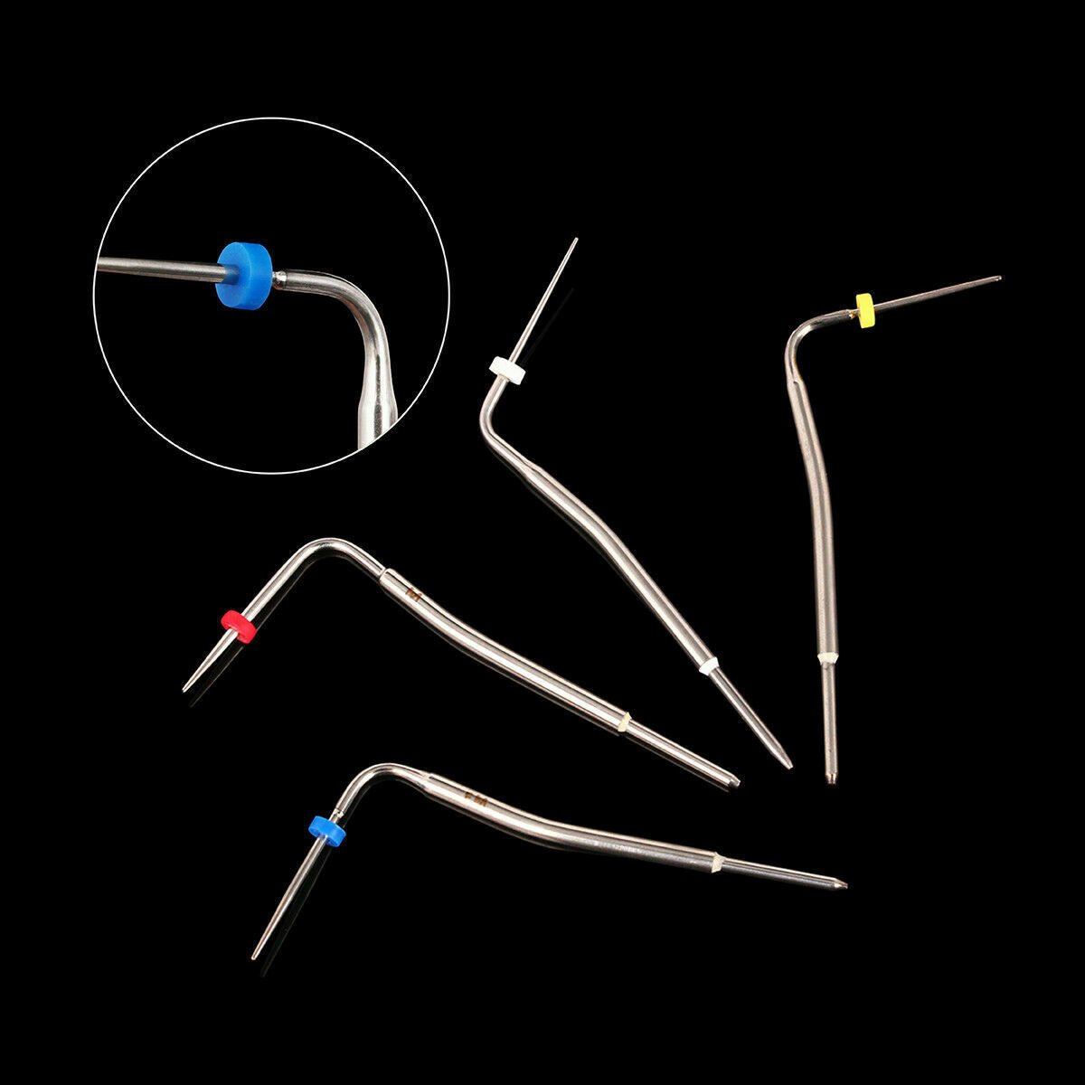 5 X Dental Endo Obturatio Percha Gutta Pen Heated Plugger Needle Tip  F/XF/FM/M