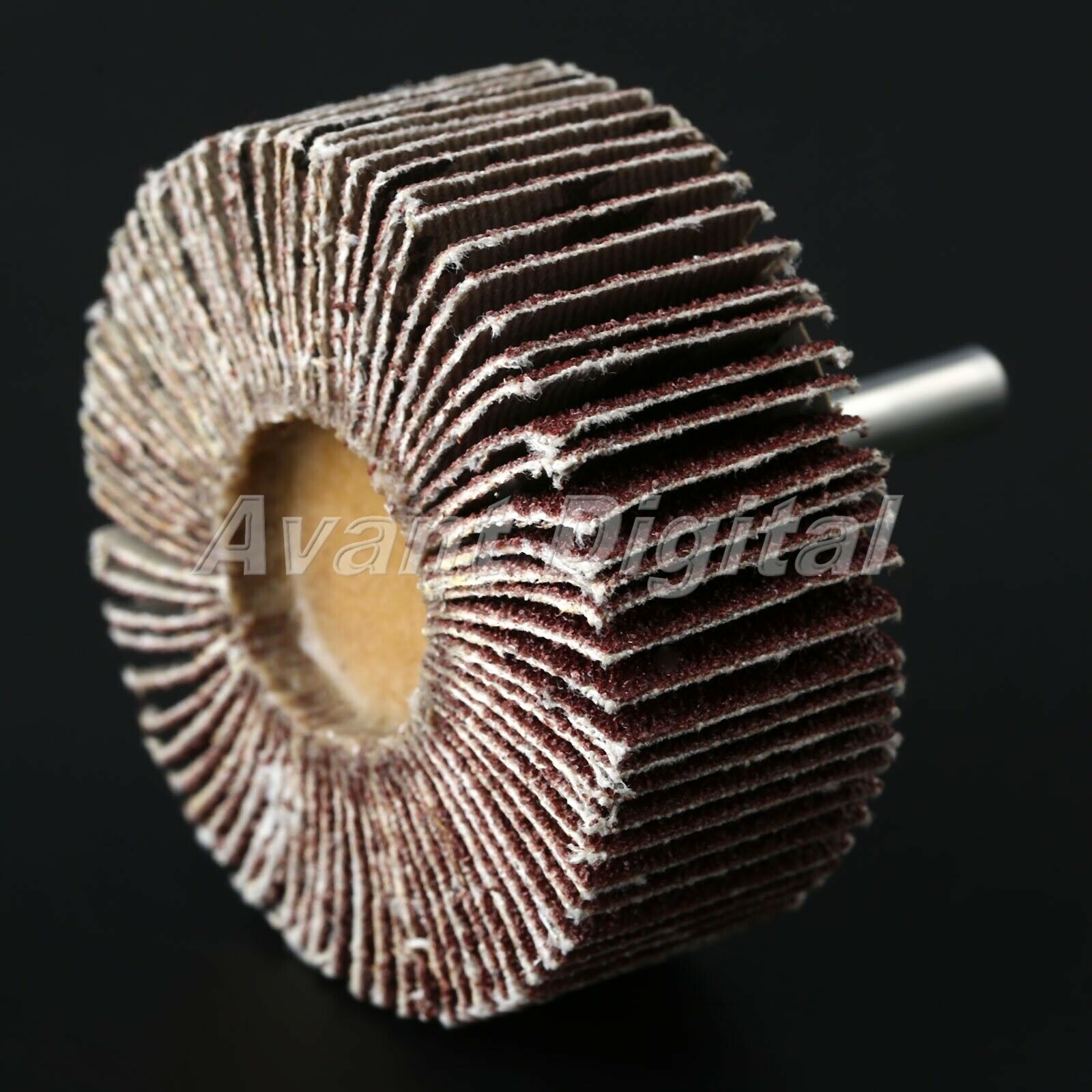 60mm Aluminum Oxide Flap Wheel Grinding Sandpaper Grinder Polishing Tool 80 Grit