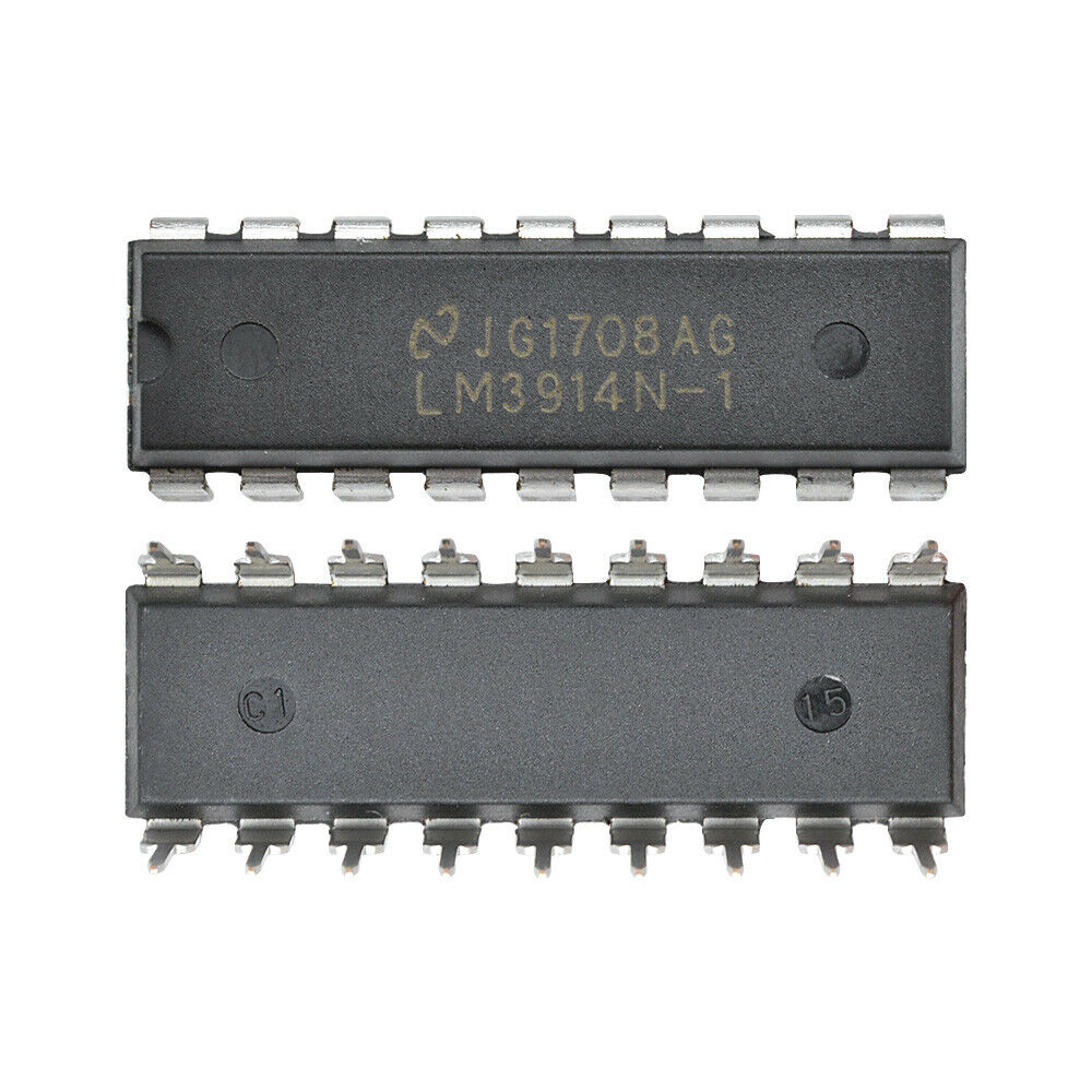 10Pcs LED Display Driver IC NSC DIP-18 LM3914N-1 LM3914N-1/NOPB 18 Pin