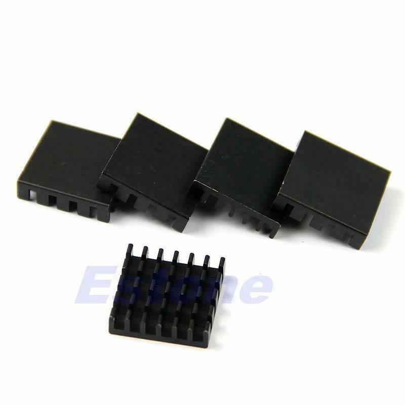 19*19*5mm 5pcs IC LED Power Memory Chip Quality Aluminum Heat Sink DIY Useful