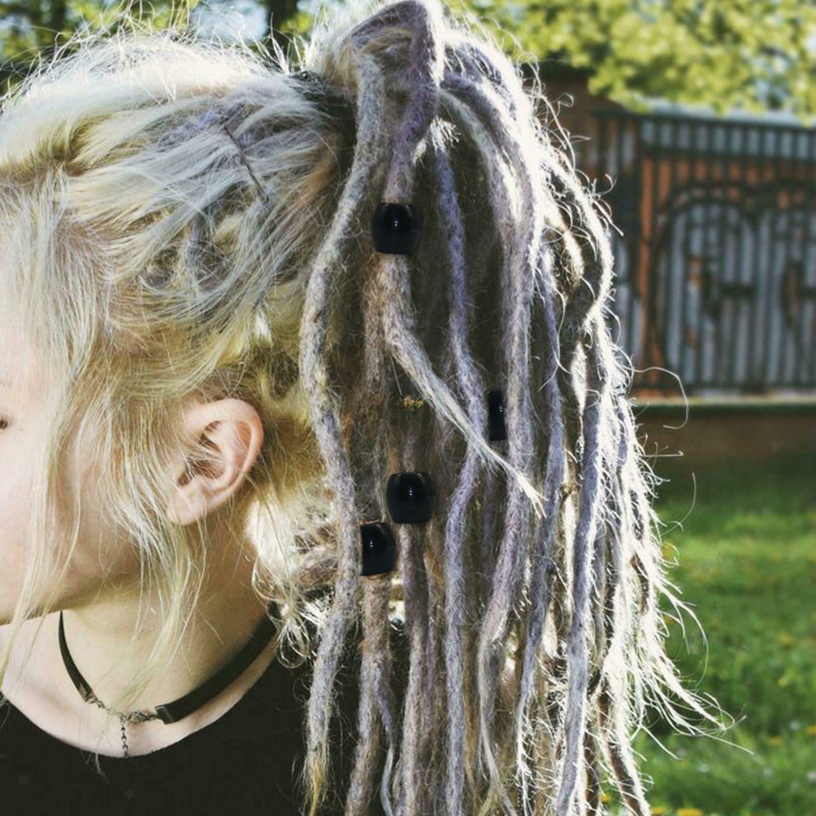 100-in-Pack Hair Beads Decoration Crafts Kit for Link Hair Party Dreadlock