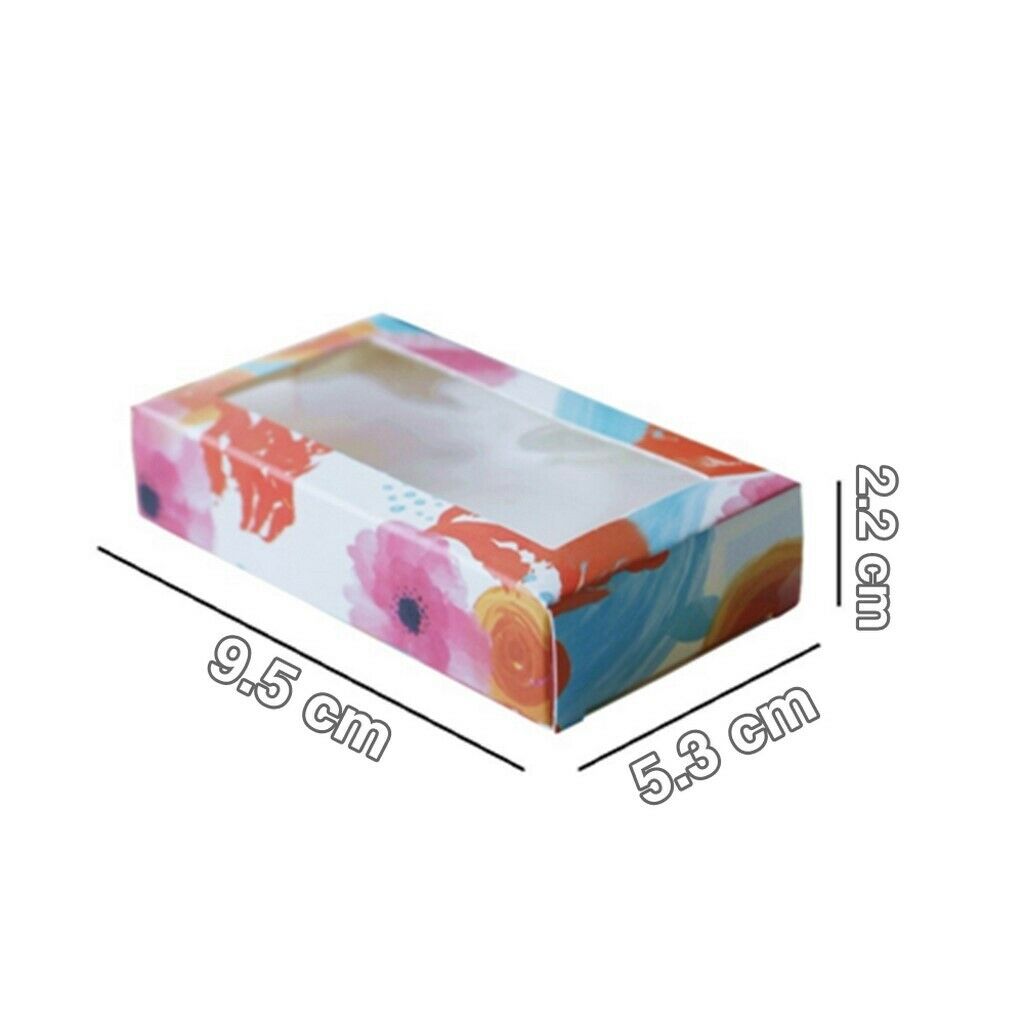 6Pieces Wedding Paper Candy Boxes Bags Trays for Snack Dessert Biscuits