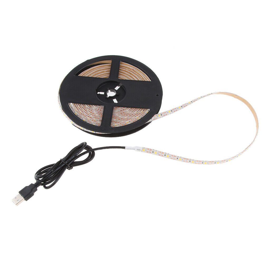 5Meter/16.4Ft Waterproof USB SMD 3528 RGB LED Warm White Color Kit with Flexible