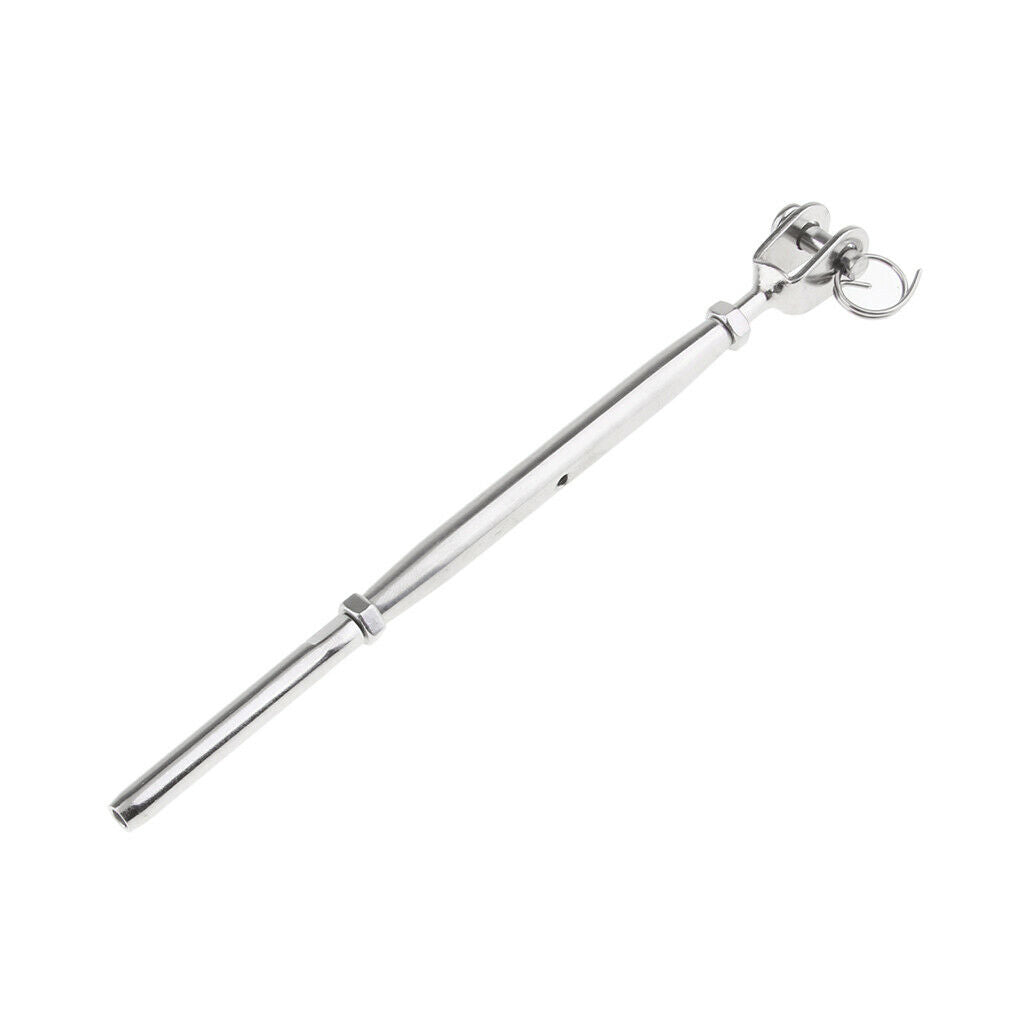 Stainless Turnbuckle Hand Swage Tensioner Cable Railing with Lag Screw M5