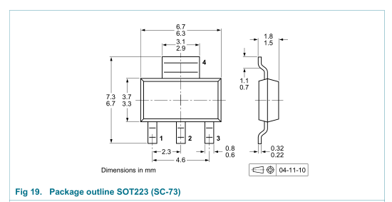 10pcs SMD SOT-223 BCP51 PNP type transistor triode Semiconductors